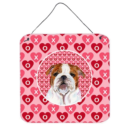 Carolines Treasures Bulldog English Aluminium Metal Wall Or Door Hanging Prints SS4484DS66